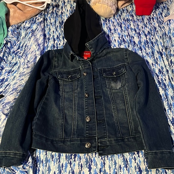 Denim blue guess jacket - Picture 1 of 3
